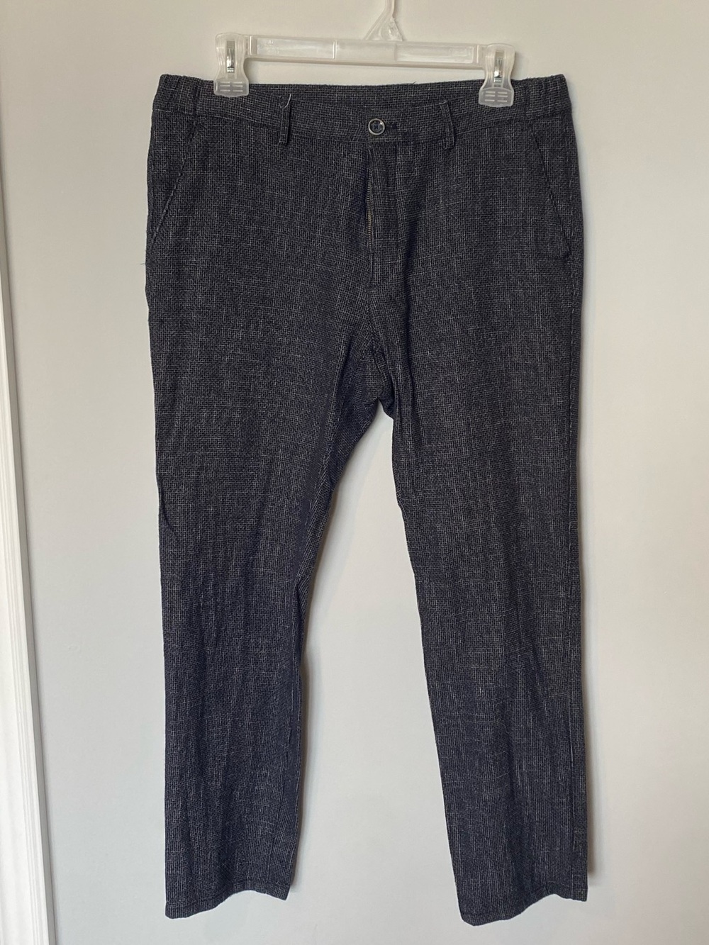 Men's Dark Gray Casual Dress Pants